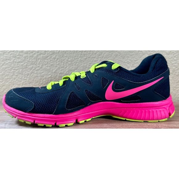 Nike Revolution 2 Women's Size 11 Running Shoes 554900-463 Sneakers - Black Pink - Picture 10 of 11